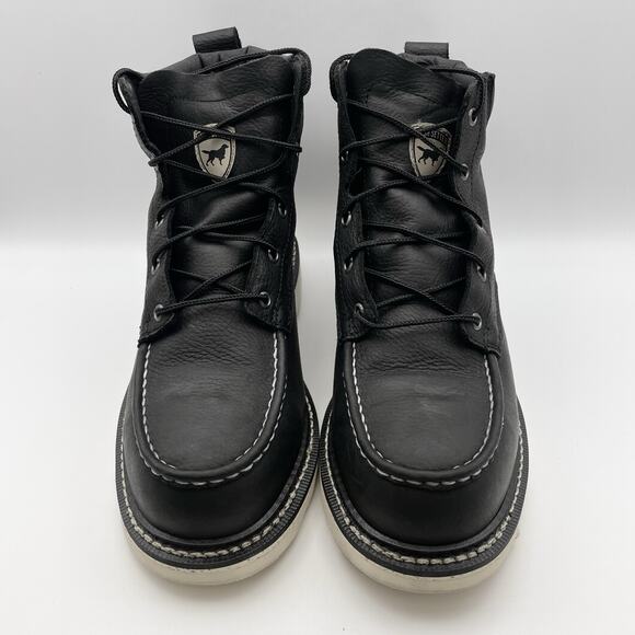 Irish Setter Men Ashby 6" Ankle Work Boot US 10 D Black Leather Aluminum Toe NIB - Picture 6 of 12